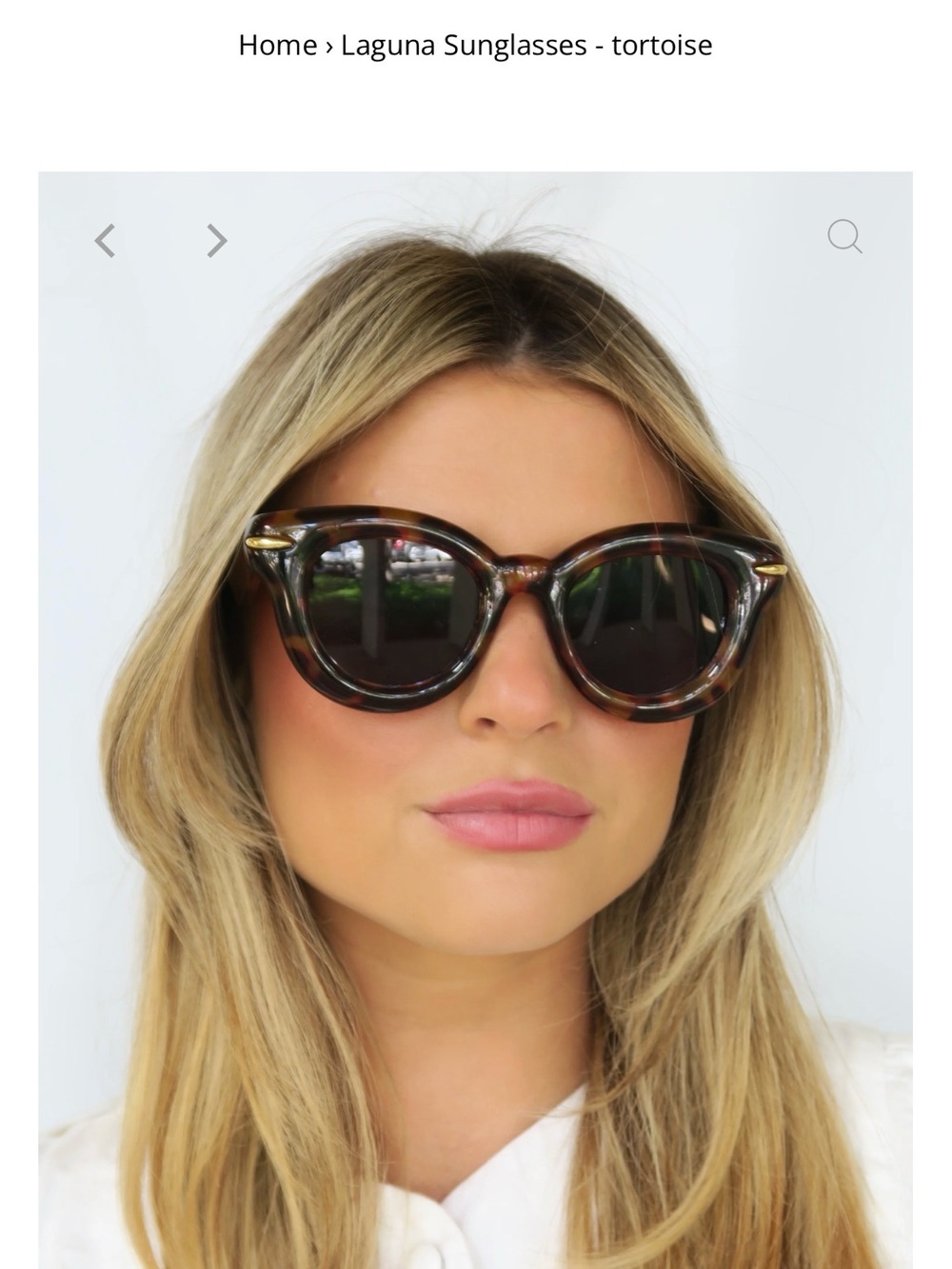 Tortoise Cat-Eye Sunglasses - Women’s Tortoise Shell Frame